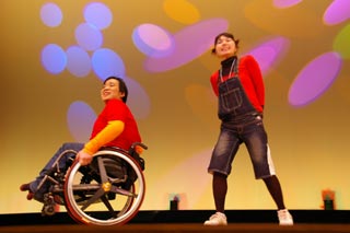 車いすダンス発表会の様子