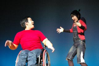 車いすダンス発表会の様子