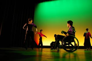 車いすダンス発表会の様子