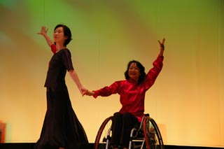 車いすダンス発表会の様子