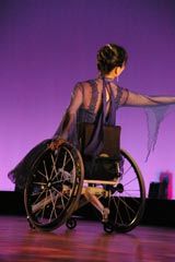 車いすダンス発表会の様子