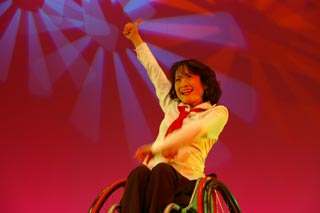 車いすダンス発表会の様子