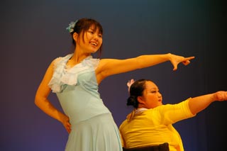 車いすダンス発表会の様子