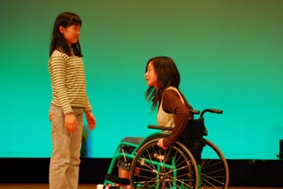 車いすダンス発表会の様子