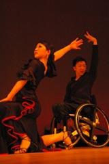 車いすダンス発表会の様子
