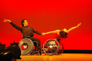 車いすダンス発表会の様子