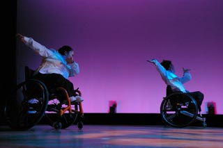 車いすダンス発表会の様子