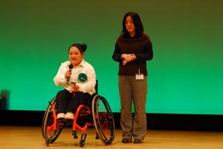 車いすダンス発表会の様子