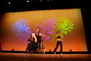 車いすダンス発表会の様子