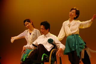 車いすダンス発表会の様子