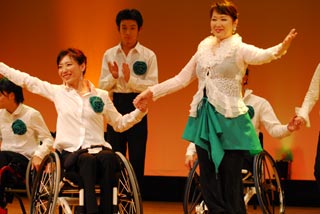 車いすダンス発表会の様子