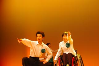 車いすダンス発表会の様子