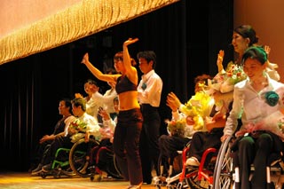 車いすダンス発表会の様子