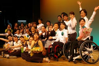 車いすダンス発表会の様子