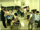 車いすダンス講座の様子