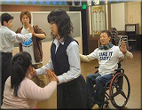 車いすダンス教室の様子
