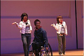 車いすダンス発表会の様子